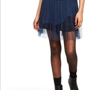 Target x Rodarte lace tulle mini skirt, navy, 4